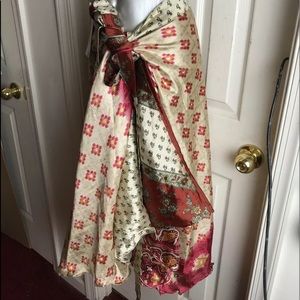 NEW LADDI DASHIKI WRAP SKIRT ONE SIZE - REVERSIBLE